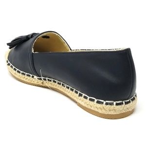 Forever Young Shoes - Women Espadrille Flats with Tassels, B-2605, Navy Forever Young Shoes - Women Espadrille Flats with Tassels, B-2605, Navy